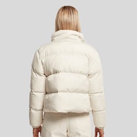 Urban Classics Ladies Short Puffer Jacket Beige