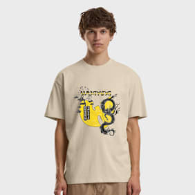 Mister Tee Wu Tang Dragon Oversize Tee bege