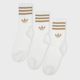 adidas Originals 3 PACK - 3 Stripes Crew bijela