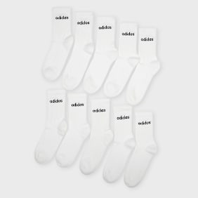 adidas Originals 10 PACK - Crew blanco