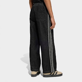 adidas Originals Firebird Denim Trackpants preto