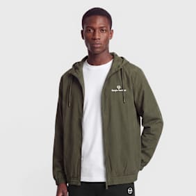 Sergio Tacchini Carson Ripstop Stretch Hoodie Tracktop vert