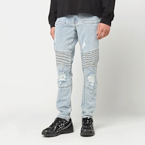 2Y STUDIOS Oscar Ripped Slim Fit Jeans blauw