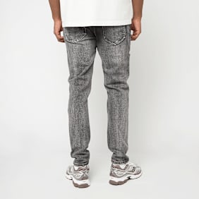 2Y STUDIOS Pedro Ripped Slim Fit Jeans szary