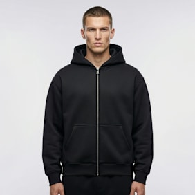 Urban Classics Heavy Scuba Zip Hoody negro