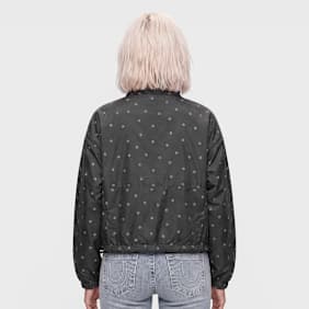 Decibel Polka Dot Funnel Neck Jacket schwarz