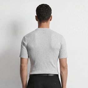 Burocs Slim Rib T-Shirt grau
