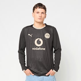 PUMA BVB Sondertrikot langarm 100 Jahre Rote Erde zwart