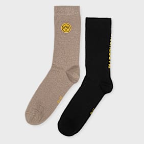 BVB 2 PACK - BVB Socken multicolore