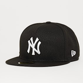 New Era Fitted-Cap 59Fifty Basic MLB New York Yankees crna