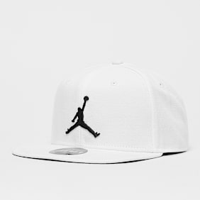 Jordan Pro Jumpman Snapback Hat blanc