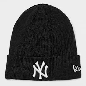 New Era Cuff Knit MLB New York Yankees Essential zwart