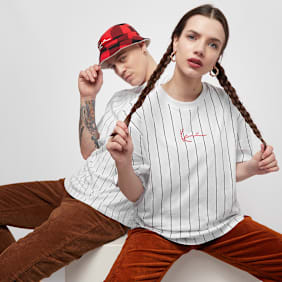 Karl Kani Stripe Tee blanc