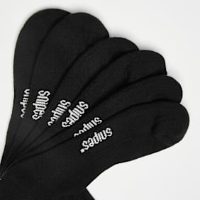SNIPES 3 PACK - Small Logo Essential Crew Socks schwarz