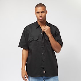 Dickies Work Shirt Short Sleeve Rec nero