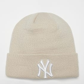New Era Cuff Beanie Essential MLB New York Yankees beż