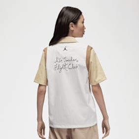 Jordan Button-Up Shirt weiß