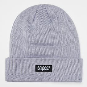 SNIPES Woven Label Basic Logo Beanie lila