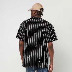 Karl Kani Small Signature Logo Pinstripe Tee noir