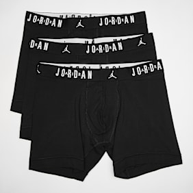 Jordan 3 PACK - Flight Cotton Core Boxer Brief schwarz