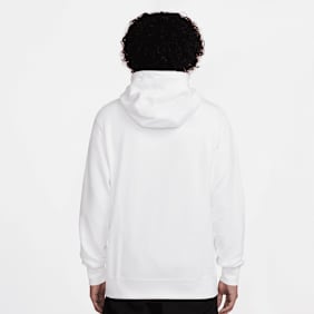 Nike Club Fleece Brushed-Back Hoodie weiß