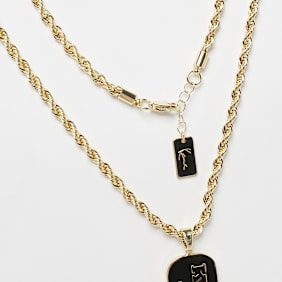 Karl Kani Retro Charm Helix Chain oro
