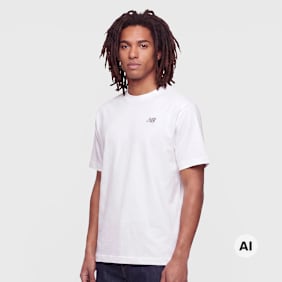 New Balance Small Logo T-Shirt blanco