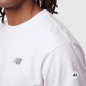 New Balance Small Logo T-Shirt blanc