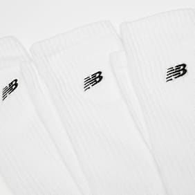 New Balance 3 PACK - Essentials Cushioned Crew Socks Weiß