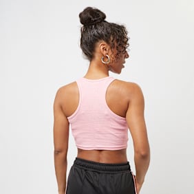 Urban Classics Cropped Rib Top rosa