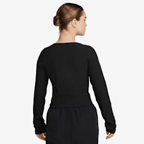 Nike   Sportswear Chill Knit Rib Full-Zip Cardigan zwart