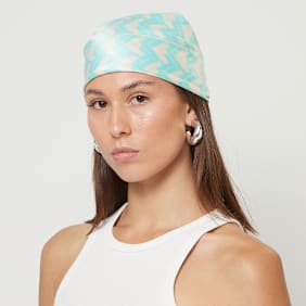 Karl Kani OG All Over Print Satin Scarf bleu