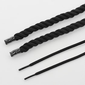 BAGGY Rope Laces 10mm Set 120cm schwarz