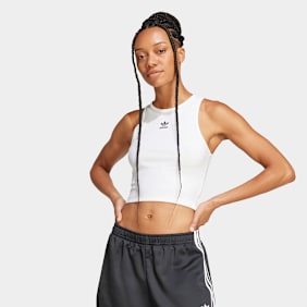adidas Originals Essential Ribbed Tanktop weiß