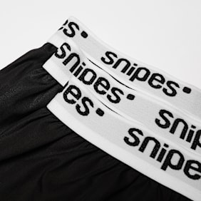 SNIPES 3 PACK - White Tape Woven Boxershorts schwarz