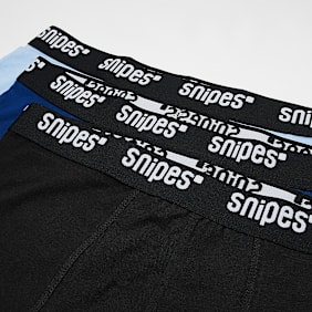 SNIPES 3 PACK - Black Tape Briefs Boxershorts Blau