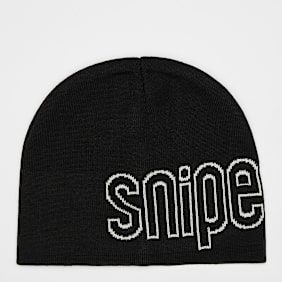 SNIPES Outline Logo Essential Skully Beanie zwart