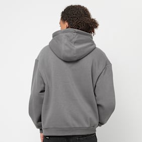 Urban Classics Fluffy Zip Hoody grau