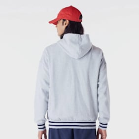 New Era LA Dodgers MLB Rib Infill Oversized Hoodie grau
