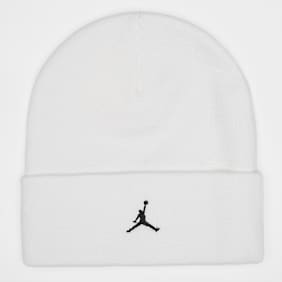 Jordan U JORDAN PEAK BEANIE ESS white/black weiß