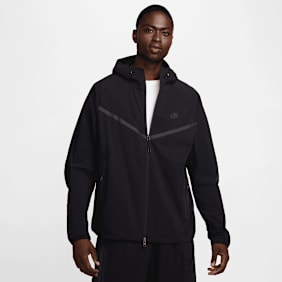 Nike   Tech Woven Windrunner Full-Zip Jacket preto