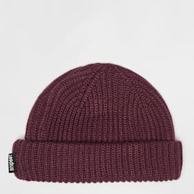 SNIPES Woven Flag Label Basic Fisherman Beanie rot