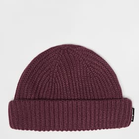 SNIPES Woven Flag Label Basic Fisherman Beanie rot