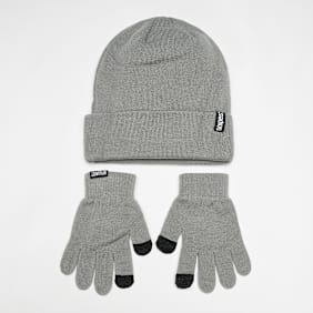 SNIPES Woven Label Basic Junior Knit Set grey grijs