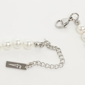 fainz Pearl Chain biały