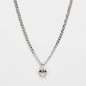 fainz Spike Heart Chain silber