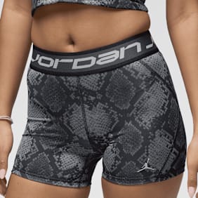 Jordan Sport Snake All Over Print Shorts crna