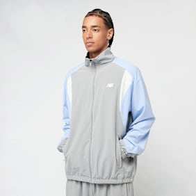 New Balance Woven Track Jacket grijs