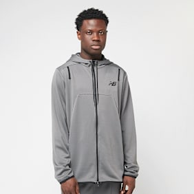 New Balance Knitted Full Zip Jacket grau