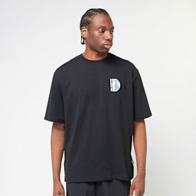 New Balance Hoops Mosaic Court Graphic T-Shirt schwarz